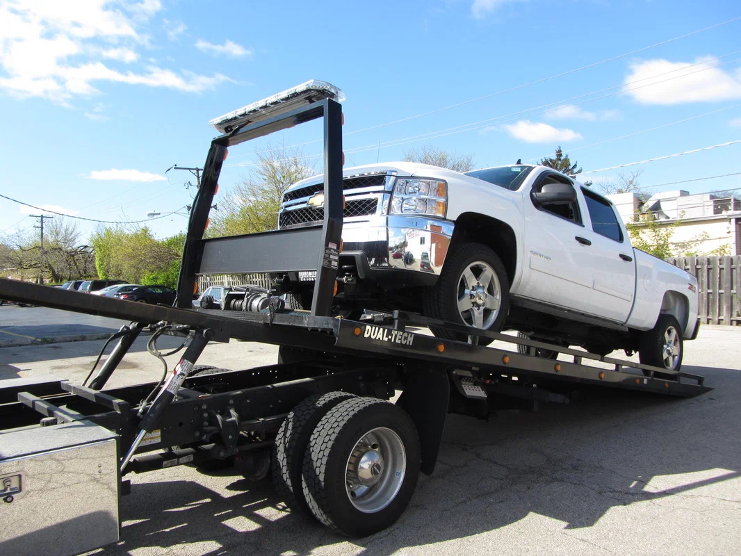 A heavy truck being towed on the truck for heavy-duty towing in Tinley Park. A heavy truck being towed on the truck for heavy-duty towing in Tinley Park.
