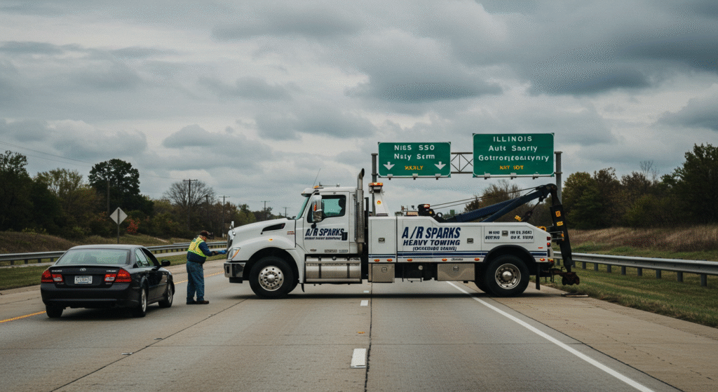 Highway towing service
